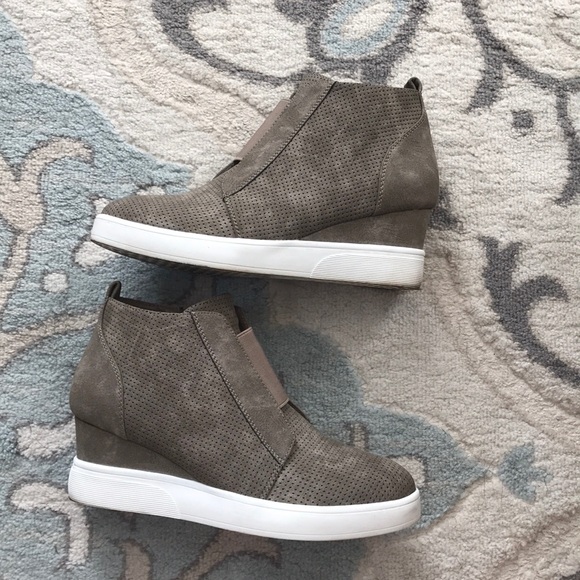 Journee Collection Shoes - Journee taupe wedges